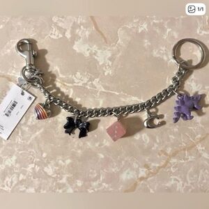 Coach Silver Charm Strap